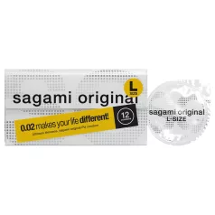 Sagami Original 0,02 L - prezervativ - 58mm (12 kom)
