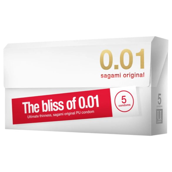 Sagami Original 0.01 - prezervativ - 55mm (5 kom)