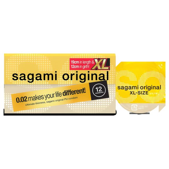 Sagami Original 0,02 XL - prezervativi - 61mm (12 kom)