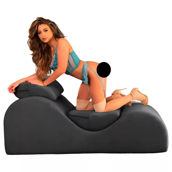 Liberator Esse Lounger - višenamenski sex sofa (crna)