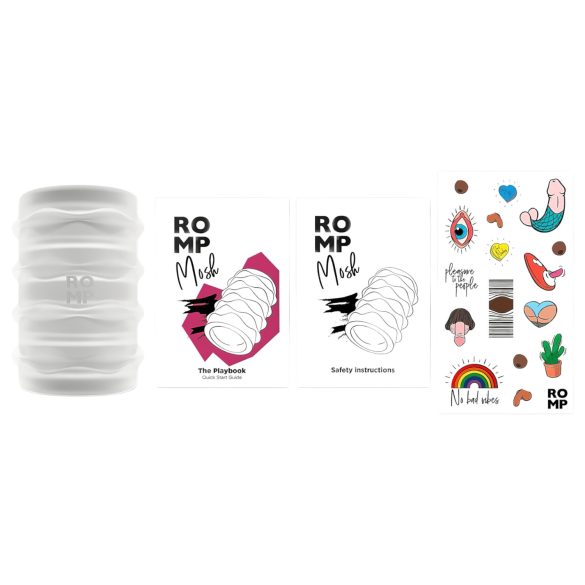 ROMP Mosh - fleksibilni putni masturbator (prozirni)