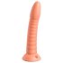 Dillio Wild Thing - žlebasti dildo (19cm) - narandžasti