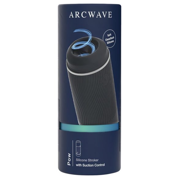 Arcwave Pow - ručni vakuumski masturbator (crna)