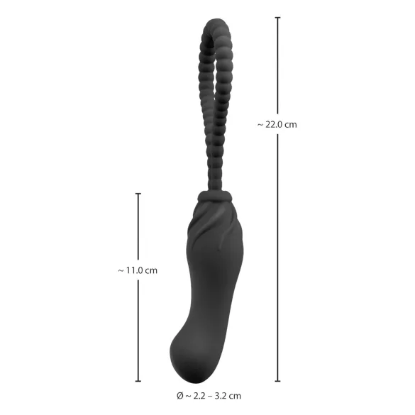 Savršeni crni podesivi dildo - Black Velvet