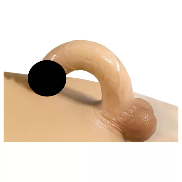 You2Toys Ultra Realistic - silikonski penis donji (prirodna boja)