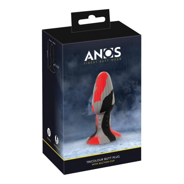 ANOS - šareni silikonski analni čep