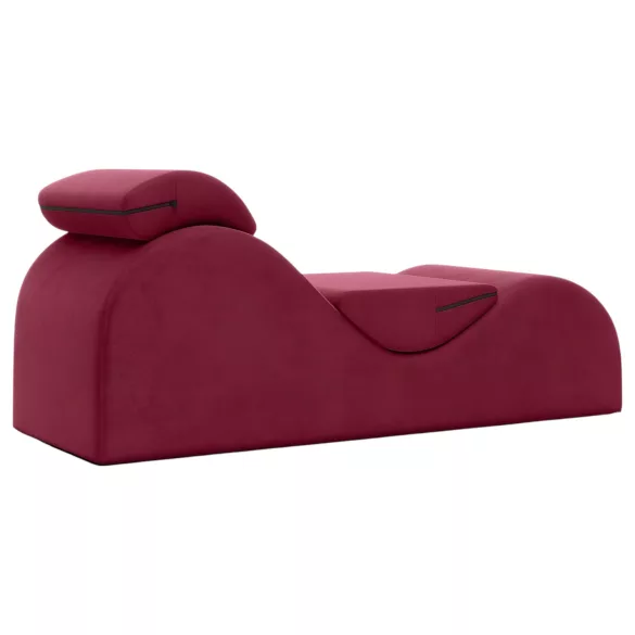 Liberator Esse Lounger - prilagodljiva seks sofa - 3 dela (crvena)