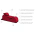 Liberator Esse Lounger - prilagodljiva seks sofa - 3 dela (crvena)