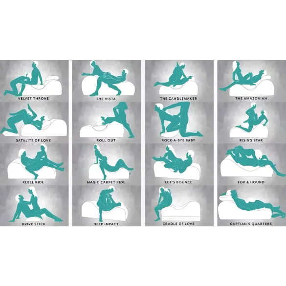 Liberator Esse Lounger - prilagodljiva seks sofa - 3 dela (crvena)