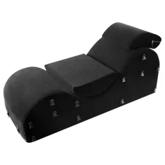   Liberator Black Label Esse - podesiva troslojna tantra fotelja (crna)
