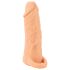 Prirodna koža - penis rukavac & veštačka vagina - 18cm (prirodno)