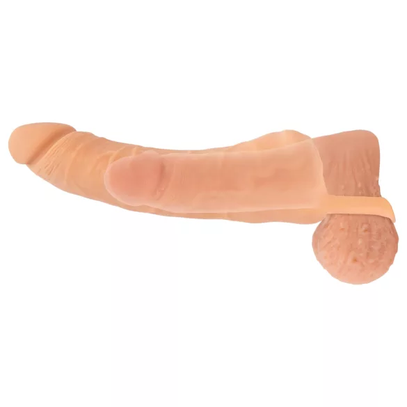 Nature Skin - 2u1 vagina i penis rukav - 23cm (prirodna)