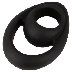 Erecto - snažan prsten za penis i testise (crni)