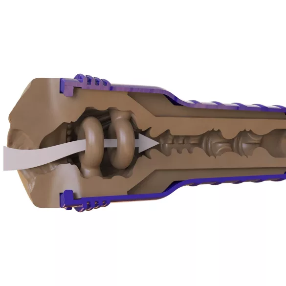 Fleshlight Boost Bang - realističan masturbator u boji kože (smeđa)