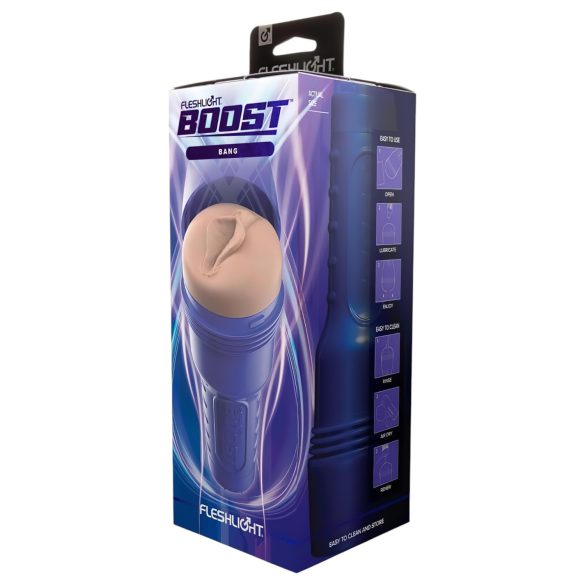 Fleshlight Boost Bang - realističan masturbator u boji kože (smeđa)