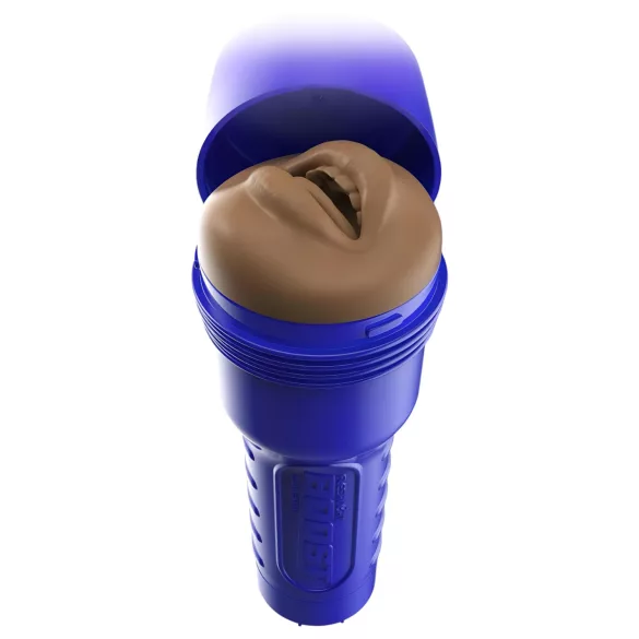 Fleshlight Boost Blow - realistični usta masturbator (smeđa)
