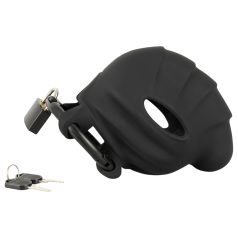 Crna Velvet - kavez za penis i testise (crna)