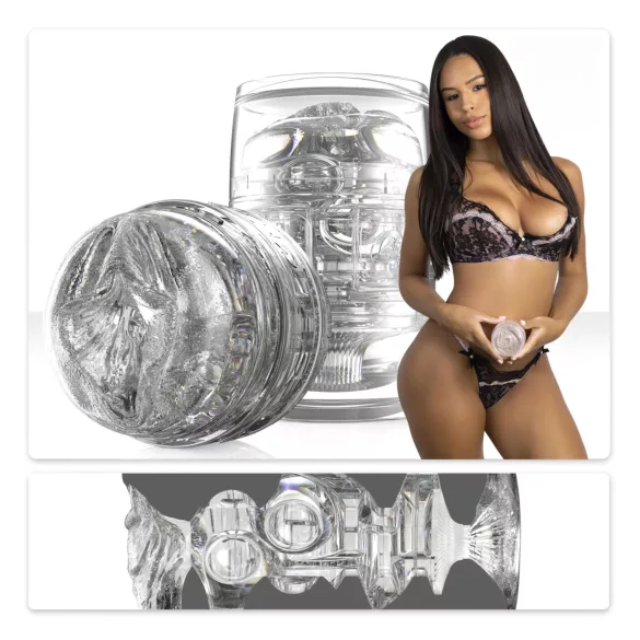 Fleshlight Quickshot Autumn Falls - putni masturbator (proziran)