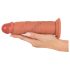 Realistixxx – realistični, dvoslojni dildo (natur)