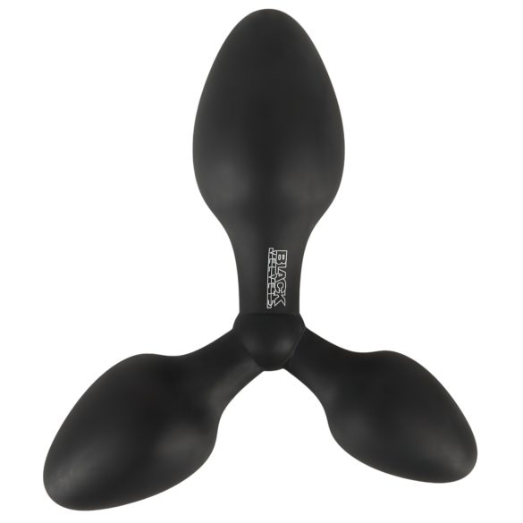 Black Velvet - trostruki analni plug (crni)