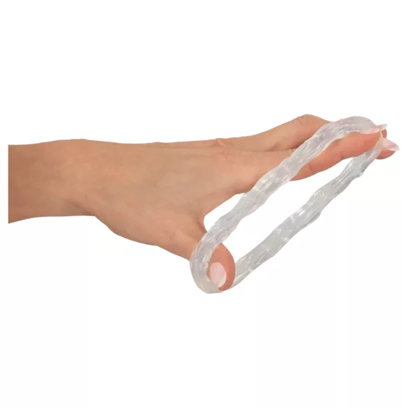 Beau Coeur Parinor - prsten za penis i testise (prozirni)