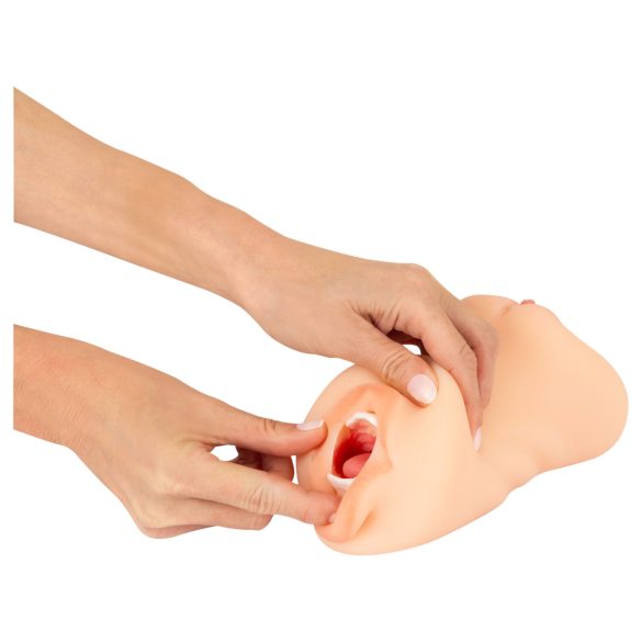 Nature Skin - masturbator za vaginu i usta (prirodno)