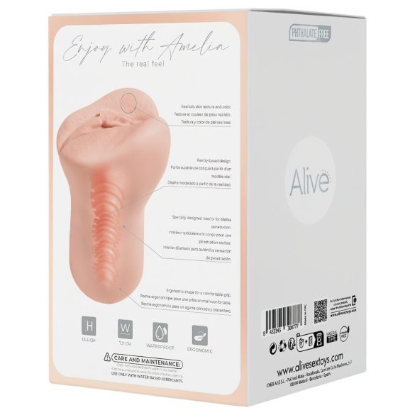 Alive Amelia S - veštačka vagina masturbator (prirodna)
