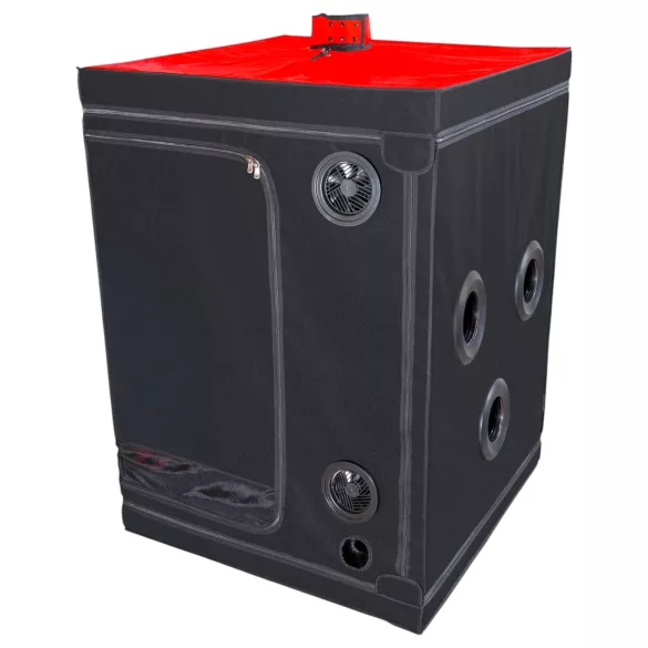 Secretdome - BDSM seks kabina s otvorima (crna)