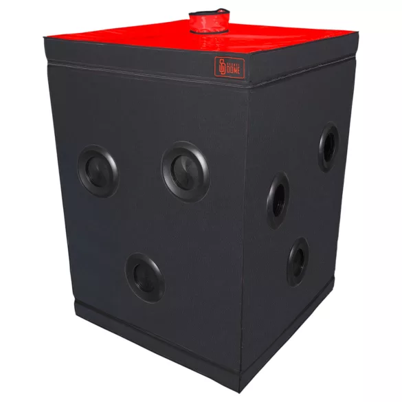 Secretdome - BDSM seks kabina s otvorima (crna)