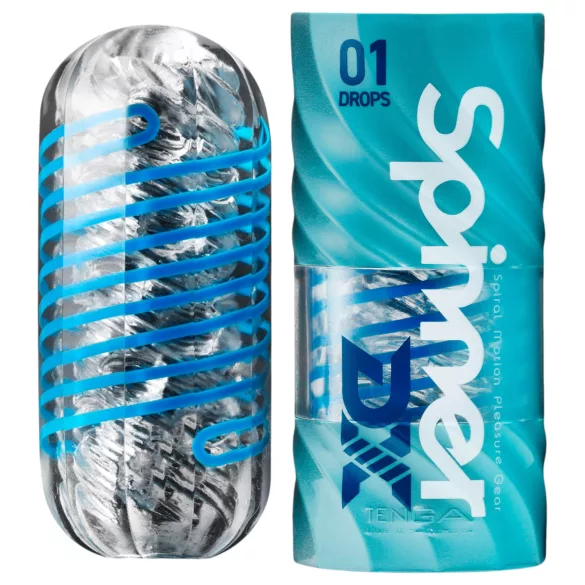 Tenga Spinner DX - masturbator (prozirni)