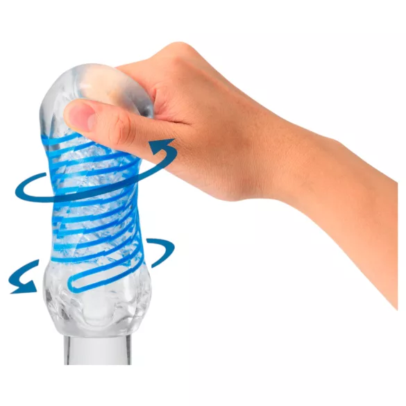 Tenga Spinner DX - masturbator (prozirni)