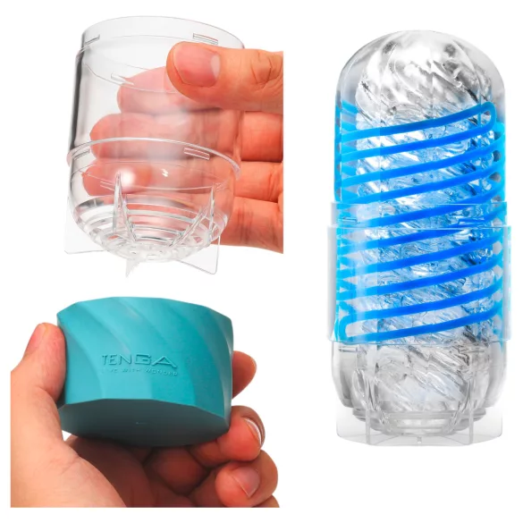 Tenga Spinner DX - masturbator (prozirni)