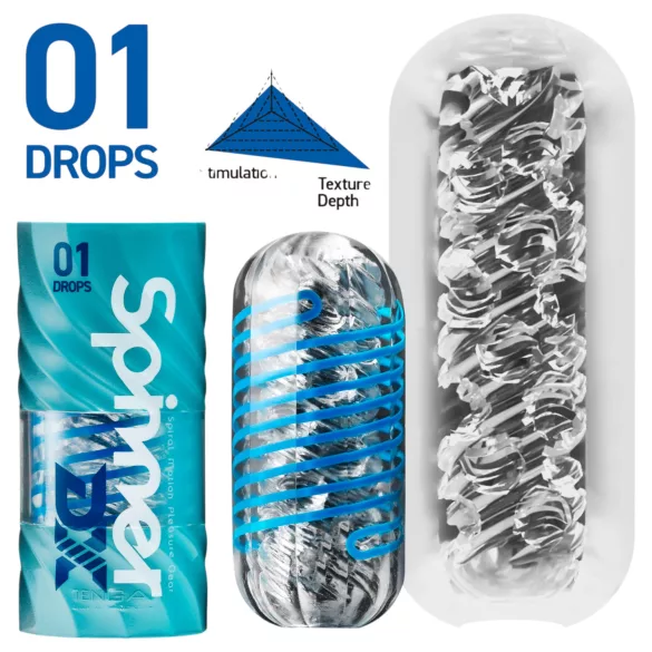 Tenga Spinner DX - masturbator (prozirni)