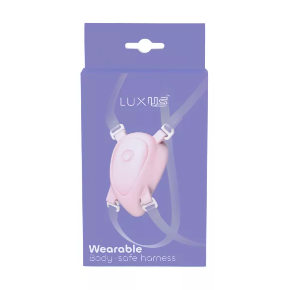 Luksuzni - prilagodljivi pojas za klitoralni vibrator (beli)