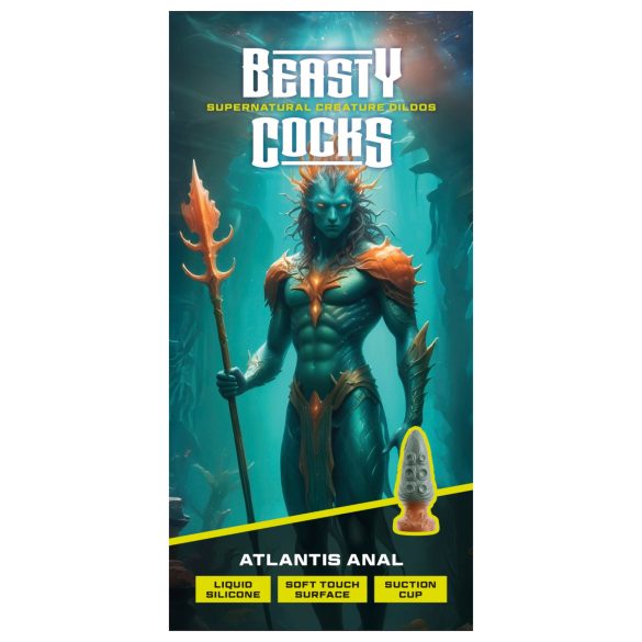 Beasty Cocks Atlantis - analni čep (zeleni)