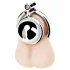 Fetish Collection - mini kavez za penis sa 3 zamenljiva prstena za testise (srebrni)