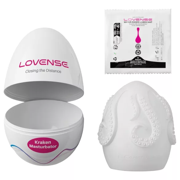LOVENSE Kraken - masturbaciono jaje - 1 kom (belo)