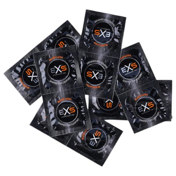 EXS Black - crni lateks kondomi (100 komada)
