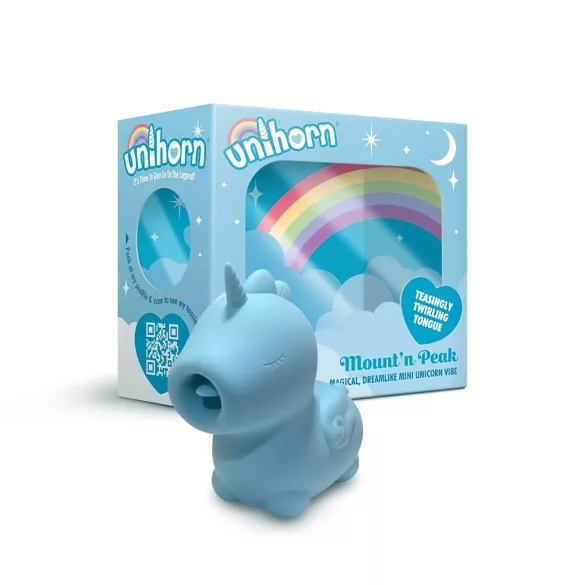 Unihorn Mount'n Peak - punjenje jednoroga vibrator (plavi)