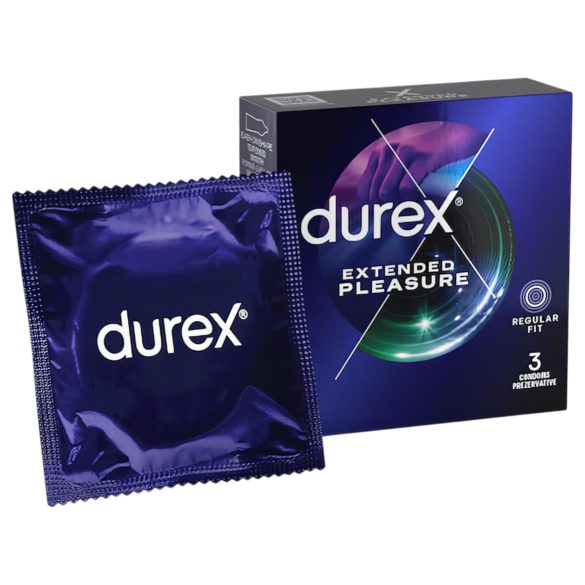 Durex Extended Pleasure - kondom sa produženim dejstvom - 56 mm (3 komada)