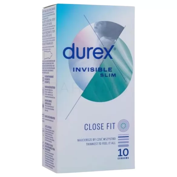 Durex Invisible Slim - tanke kondome (10 komada)