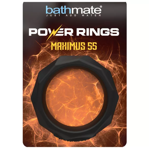 Bathmate Maximus 55 - silikonski prsten za penis (crni)