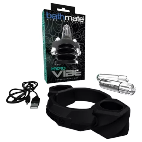 Bathmate Hydro Vibe - hidromasažni vibracioni prsten (crni)