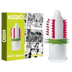 Egzo Dulche Bombero - bodljikavi stimulativni kondom (1 kom)