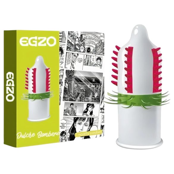 Egzo Dulche Bombero - bodljikavi stimulativni kondom (1 kom)