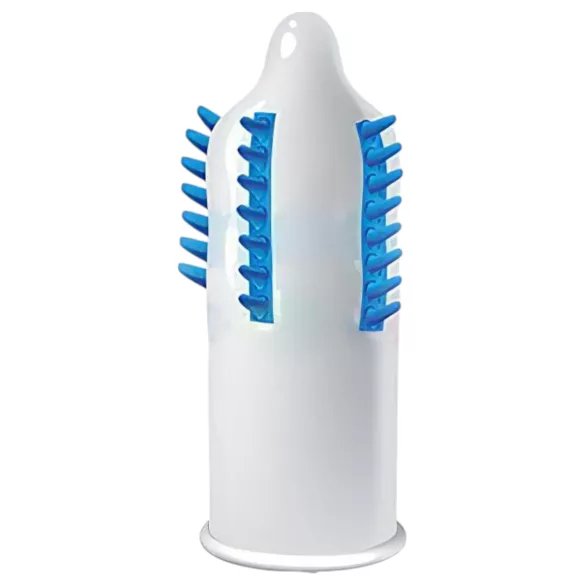 Egzo Tough Cat – kondom sa izraženim prstenovima i bodljicama, 1 komad