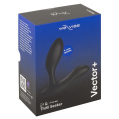   We-Vibe Vector+ - pametan analni vibrator sa punjivom baterijom (crni)