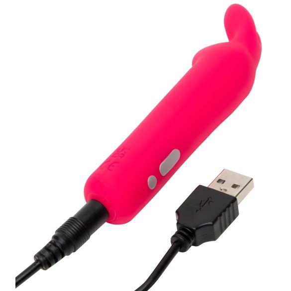 Happyrabbit Bullet - punjivi zeka minivibrator (ružičasti)