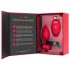 b-vibe heart - crveni analni vibrator sa daljinskim i punjenjem