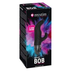 mystim Hop Hop Bob E-Stim - punjivi elektro vibrator (crni)